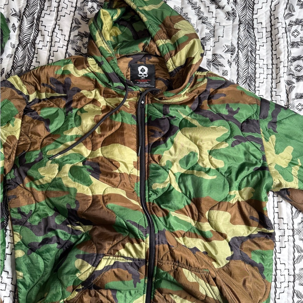 Zero Foxtrot Camouflage Full Zip Hoodie 2XL